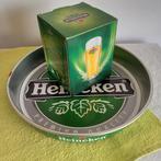 Heineken dienblad met glazen ongebruikt 2 soorten., Ophalen, Nieuw, Glas of Glazen, Heineken