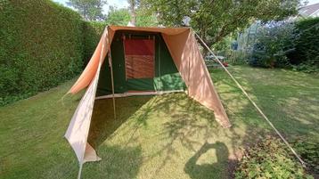 Zeer nette pyramidetent Esvo Bedouin 280, beige/groen beschikbaar voor biedingen