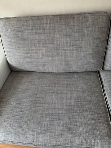 Kivik 3 zits bank Lichtgrijs + hocker voetenbank opbergbak - afbeelding 3