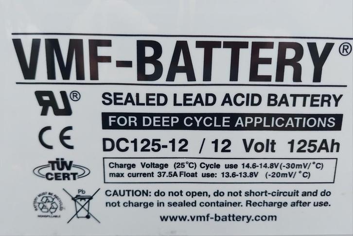 Accu VMF Deep Cycle 125Ah, Auto-onderdelen, Accu's en Toebehoren, Universele onderdelen, Nieuw, Ophalen of Verzenden