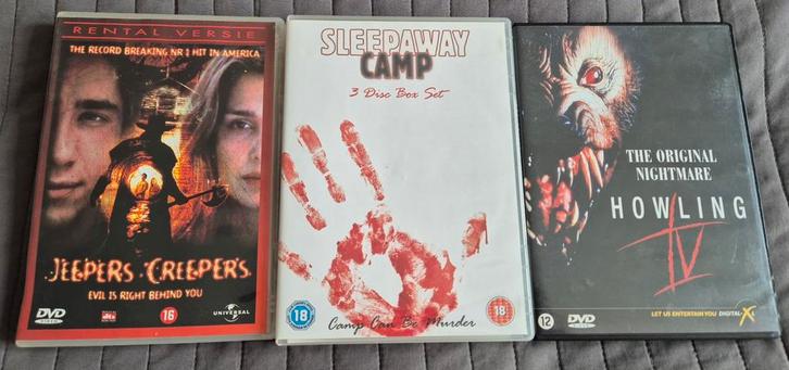 Horror DVD Collectie, Cd's en Dvd's, Dvd's | Overige Dvd's, Gebruikt, Boxset, Vanaf 16 jaar, Ophalen of Verzenden
