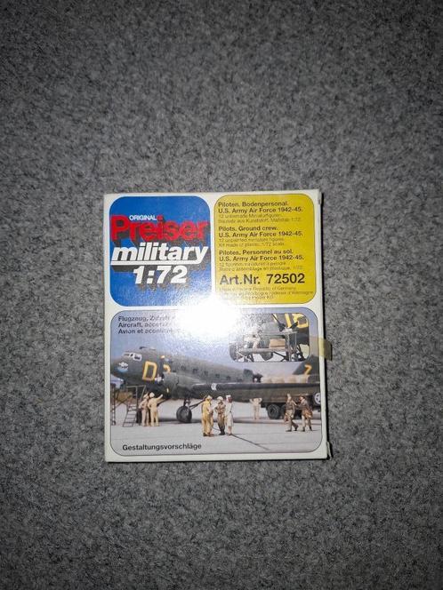 1/72 Preiser piloten en personeel, Hobby en Vrije tijd, Modelbouw | Vliegtuigen en Helikopters, Zo goed als nieuw, Vliegtuig, 1:72 tot 1:144