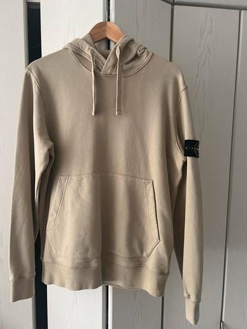 Stone island hoodie beige maat M