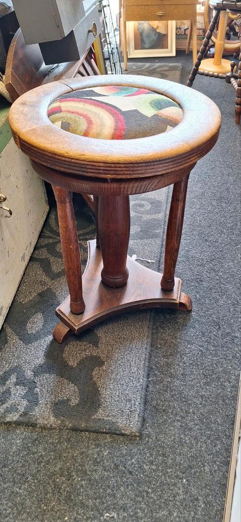 Antieke atelier/pianokruk, Antiek en Kunst, Antiek | Meubels | Stoelen en Banken, Ophalen