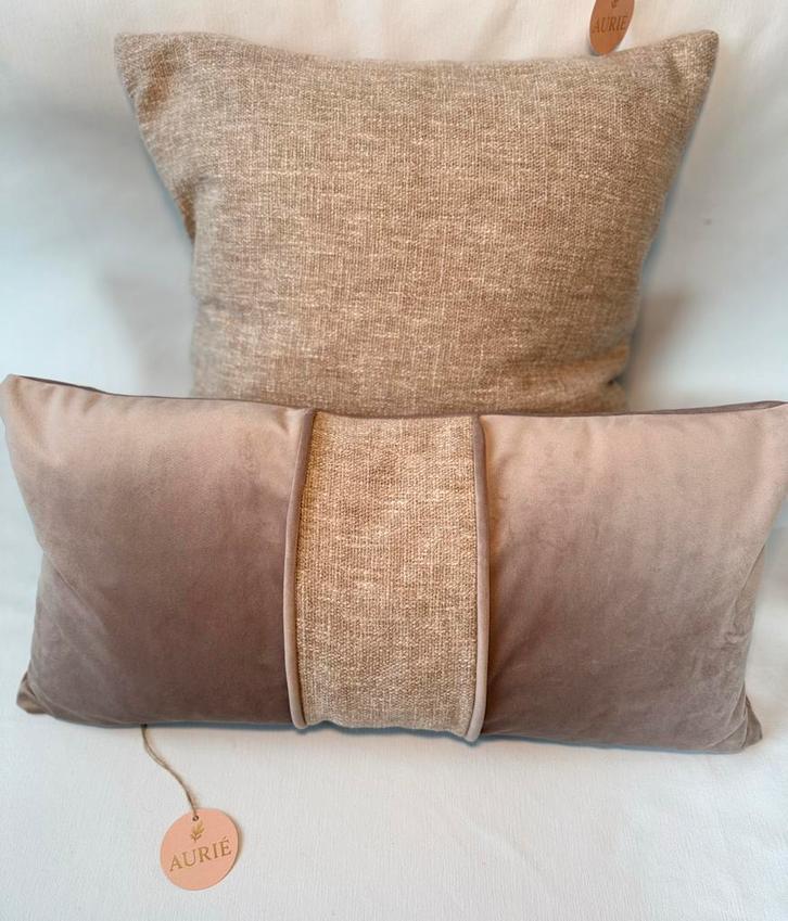 Set van 2 sierkussens, Huis en Inrichting, Woonaccessoires | Kussens, Nieuw, Vierkant, Ophalen of Verzenden