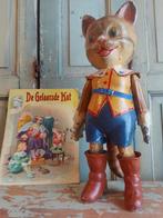 Zeldzame antieke Gelaarsde kat, van Cesar,Papier-mache 1930, Ophalen of Verzenden