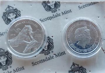 Zilveren 1 oz American Leopard 2018. beschikbaar voor biedingen