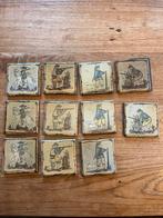 Vintage Tegeltjes - Jachttaferelen, Antiek en Kunst, Ophalen