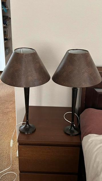 Set van 2 Tafellampen beschikbaar voor biedingen