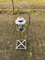 RVS Lantaarn met Standaard, Ophalen, Zo goed als nieuw