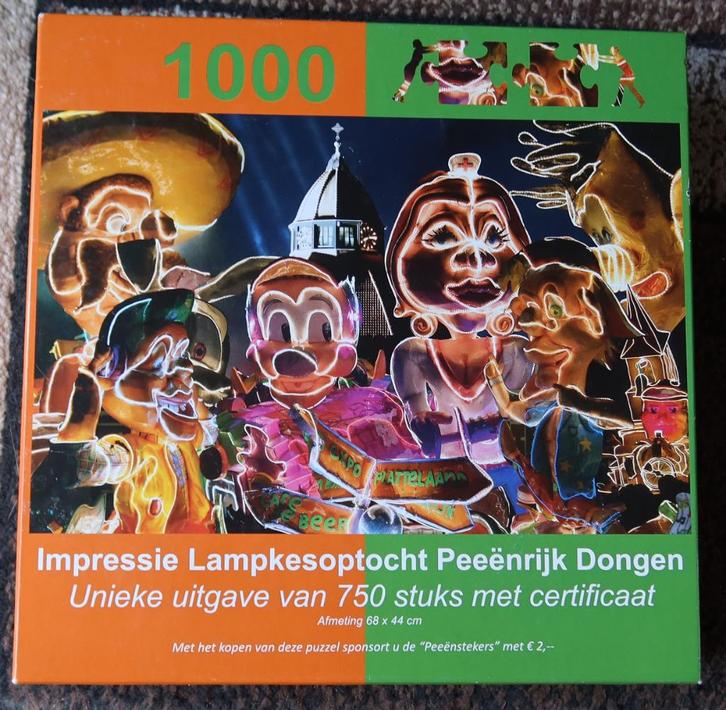Legpuzzel Pix4Profs – 1000 stukjes – Lampkesoptocht Dongen, Hobby en Vrije tijd, Denksport en Puzzels, Zo goed als nieuw, Legpuzzel