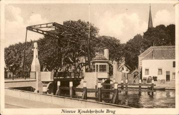 Koudekerk Nieuwe Brug met volk  Arthur Klitzsch Nr 1955 beschikbaar voor biedingen