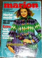 3 marions vintage patronen : vintage mode maken (uit 1976), Hobby en Vrije tijd, Kledingpatronen, Verzenden, Zo goed als nieuw