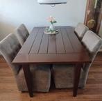 Mooie gestoffeerde stoelen , 4 stuks, Ophalen, Gebruikt, Vier, Stof