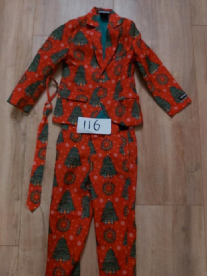 Kledingverhuur - kerst pak - kerst kostuum -  kerst, Kinderen en Baby's, Kinderkleding | Maat 134, Gebruikt, Jongen of Meisje