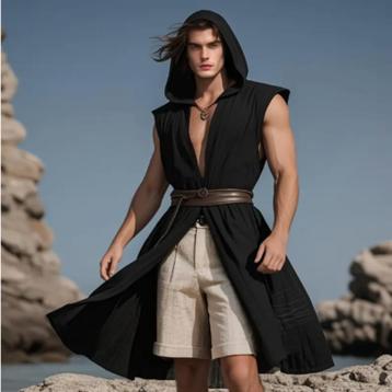 Drifter Long Coat (Middeleeuws Fantasy Cape) Maat L beschikbaar voor biedingen