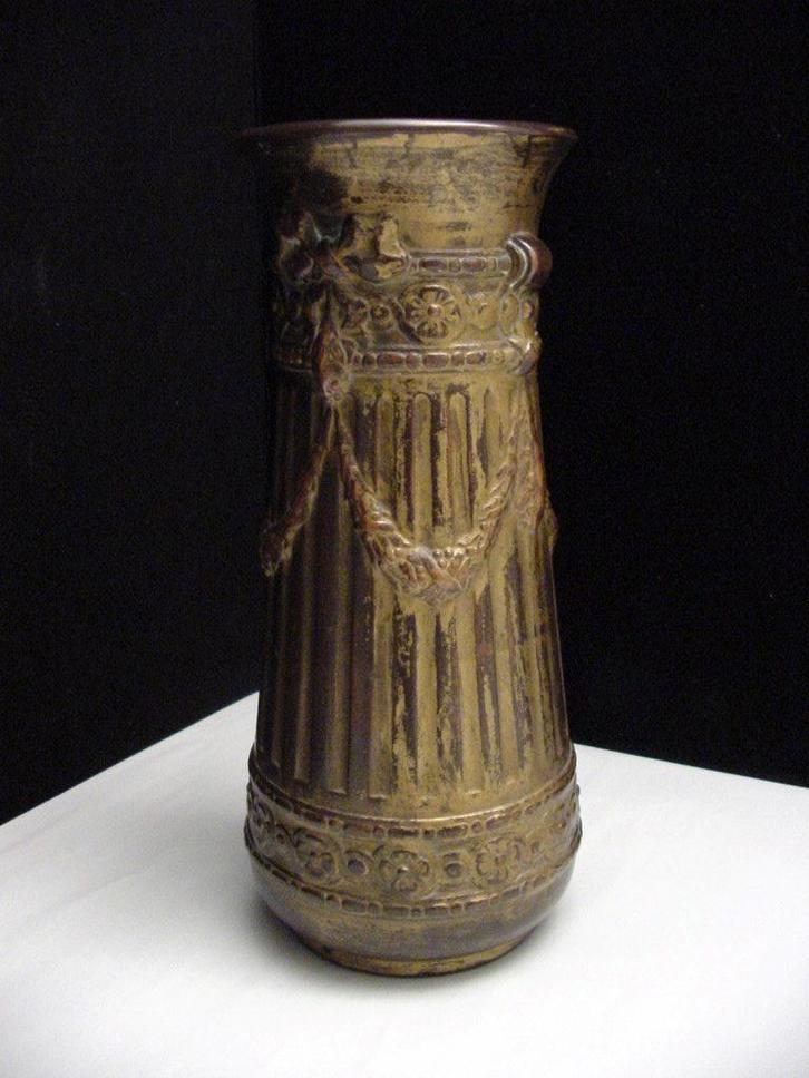 antieke vaas 'cuivré' de Bruyn, Antiek en Kunst, Antiek | Vazen, Ophalen of Verzenden