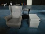Stoel  grijze ikea stoel gratis afhalen, Huis en Inrichting, Stoelen, Ophalen, Gebruikt, Eén, Stof