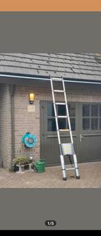 Uitschuifbare ladder uitschuifladder 6 meter lengte, Doe-het-zelf en Verbouw, Ladders en Trappen, Ophalen of Verzenden, Zo goed als nieuw
