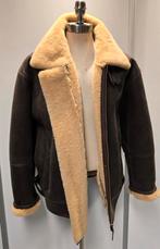 Heren lammy coat pilotenjas - maat XXL - lamsleer lamsvacht, Ophalen of Verzenden, Nieuw, Overige maten, Bruin