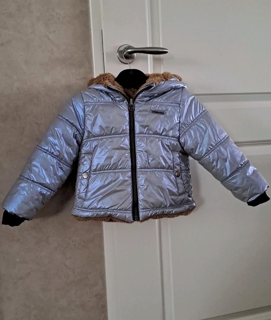 Vingino winterjasje maat 92 - reversible!, Ophalen of Verzenden, Gebruikt, Vingino, Meisje