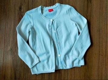 Izgs! Mooi wit vestje met glitterrand. Mt 104/110
 beschikbaar voor biedingen