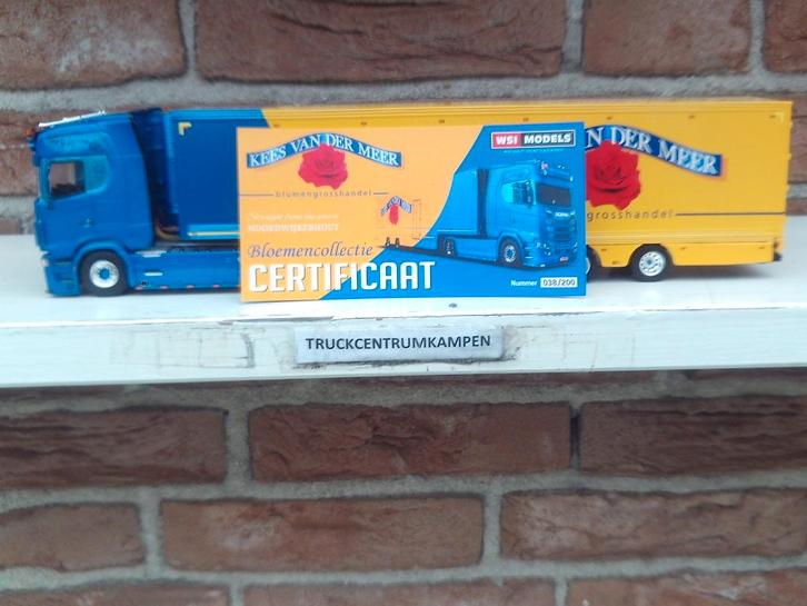 WSI  Scania  S  Highline  van  Kees  van  der  Meer., Hobby en Vrije tijd, Modelauto's | 1:50, Nieuw, Bus of Vrachtwagen, Wsi