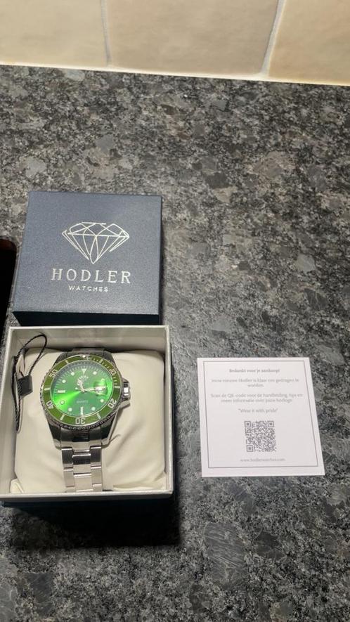 Hodler Vanguard Groen – Luxe herenhorloge | Nieuwstaat, Sieraden, Tassen en Uiterlijk, Horloges | Heren, Zo goed als nieuw, Overige merken