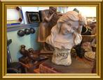 Jugendstil gipsen buste beeld, meisje, Hanzy, Ophalen
