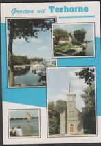 Terhorne Groeten 4 luik Ongelopen, Verzenden, 1980 tot heden, Ongelopen, Friesland