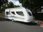Hobby LaVita 495 UL Enkele Bedden+Mover, Caravans en Kamperen, 70 kg, Rondzit, Hobby, Schokbreker