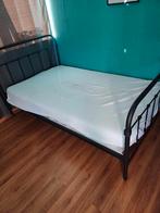Bed, Huis en Inrichting, Ophalen, Zo goed als nieuw, Tweepersoons, Zwart
