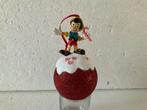 Disney Pinocchio - pinocchio op kerstbal nr 2, Ophalen, Peter Pan of Pinokkio, Zo goed als nieuw, Beeldje of Figuurtje