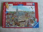 puzzel Ravensburger afb. Gouda 1000 stukjes compleet, Ophalen of Verzenden, 500 t/m 1500 stukjes, Zo goed als nieuw
