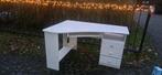 Zgan hoek bureau white wash, Ophalen, Zo goed als nieuw