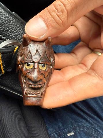 Origineel Japans Handgemaakt Masker – Uniek en Exclusief beschikbaar voor biedingen