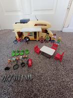 Playmobil camper 3647 + fietsende kinderen met boom, Ophalen, Gebruikt, Complete set