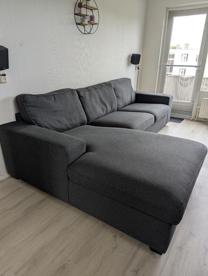 Royale hoekbank 3m, comfortabel en netjes!, Huis en Inrichting, Banken | Complete zithoeken, Gebruikt, Stof, Ophalen