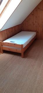 1 persoons bed, Huis en Inrichting, Slaapkamer | Bedden, Ophalen, Gebruikt, 90 cm, 200 cm