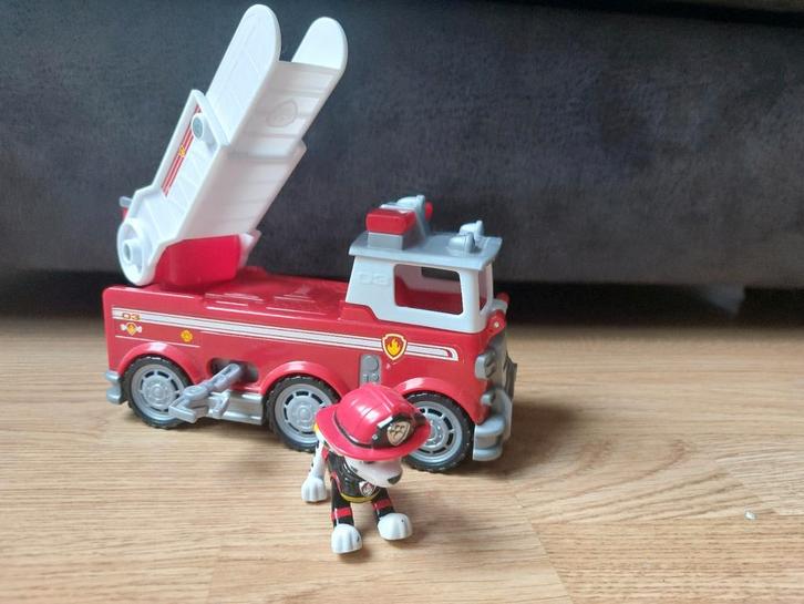 Paw Patrol Marshall Brandweerauto, Kinderen en Baby's, Speelgoed | Speelgoedvoertuigen, Zo goed als nieuw, Ophalen of Verzenden