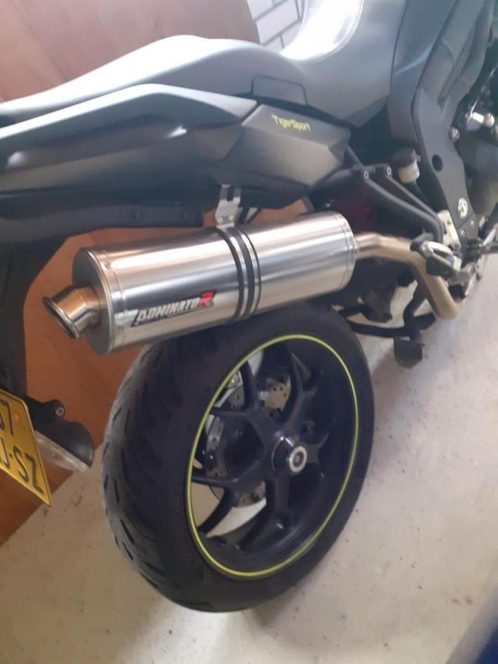 Dominator uitlaatdemper Triumph Tiger 1050 sport, Motoren, Tuning en Styling, Ophalen of Verzenden