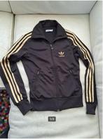 ADIDAS trainingsjack vest goud zwart jasje maat 34 XS, Adidas, Zwart, Ophalen of Verzenden, Maat 34 (XS) of kleiner