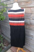 Jurk zwart/ rood/ beige Paprika mt T3 (48) Vaste prijs, Maat 46/48 (XL) of groter, Ophalen of Verzenden, Zo goed als nieuw, Knielengte