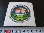 sticker rabobank kinderspaarplan kinderen van 0 t/m 10 jaar*, Verzamelen, Stickers, Ophalen, Zo goed als nieuw, Bedrijf of Vereniging
