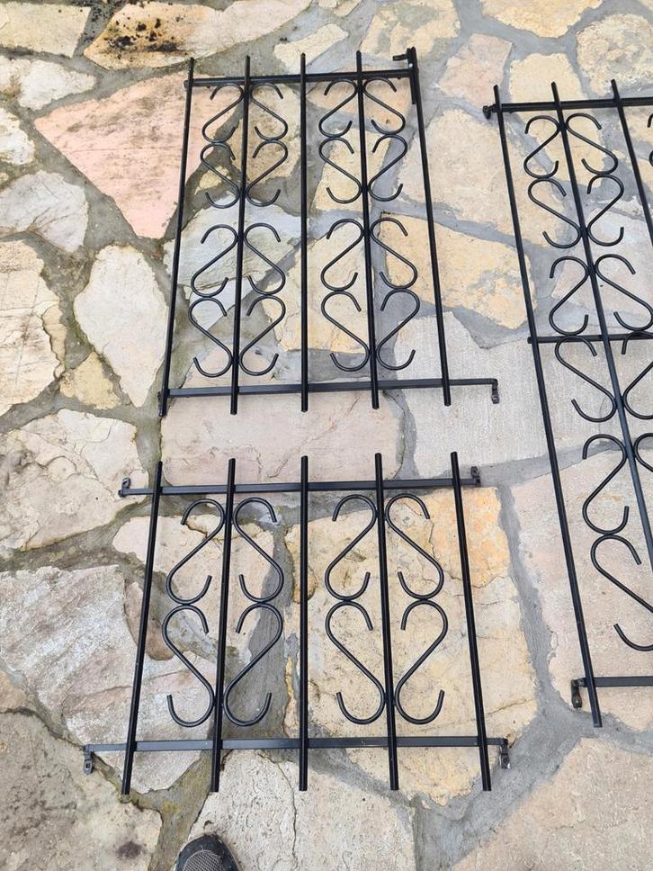 Sier tralies voor deuren met glas, Doe-het-zelf en Verbouw, Glas en Ramen, Gebruikt, Overige typen, 120 tot 160 cm, 80 tot 120 cm