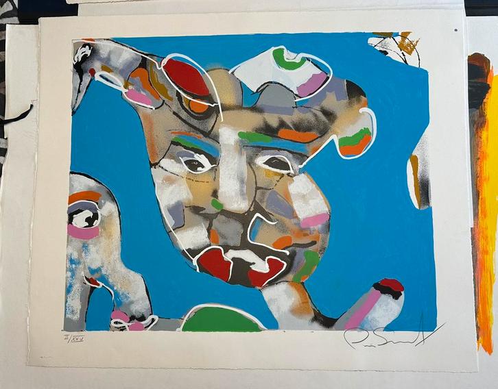 Zozo in de zoozoo van Pim Smit nummer ll van XXV, Antiek en Kunst, Kunst | Litho's en Zeefdrukken, Ophalen