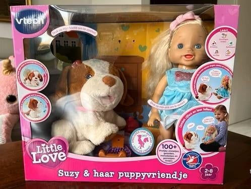 VTech Suzy Pop met Puppy, Ophalen of Verzenden, Zo goed als nieuw, Babypop