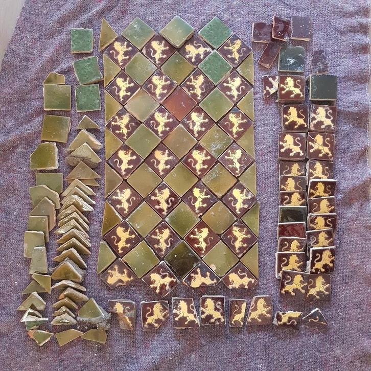 Antieke tegeltjes voor haardombouw. BROCARD a Paris, Antiek en Kunst, Antiek | Wandborden en Tegels, Ophalen of Verzenden