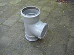 pvc ontstoppingsstuk met schroefdeksel 2x manchet rond 160 m, Pvc, Overige typen, Nieuw, Ophalen of Verzenden