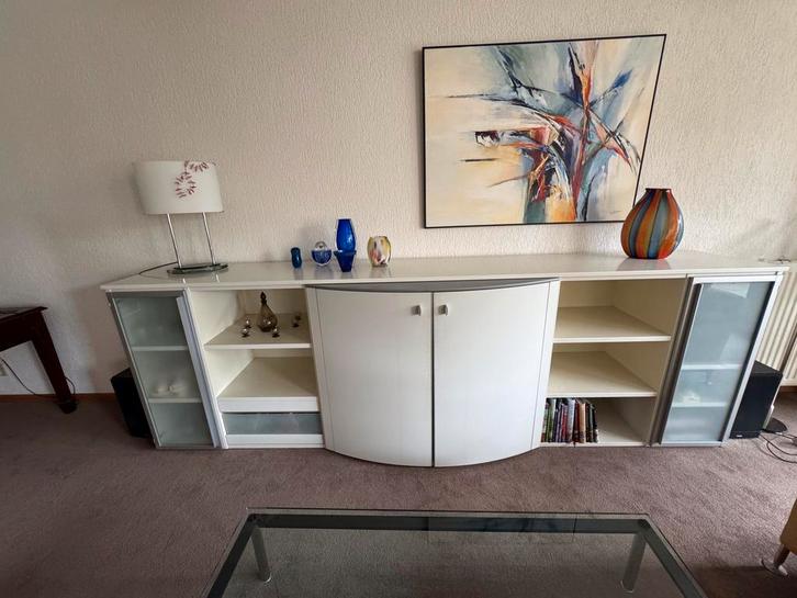 Design Wandmeubel/Dressoir met TV-kast, Huis en Inrichting, Kasten | Televisiemeubels, Zo goed als nieuw, Minder dan 100 cm, 200 cm of meer